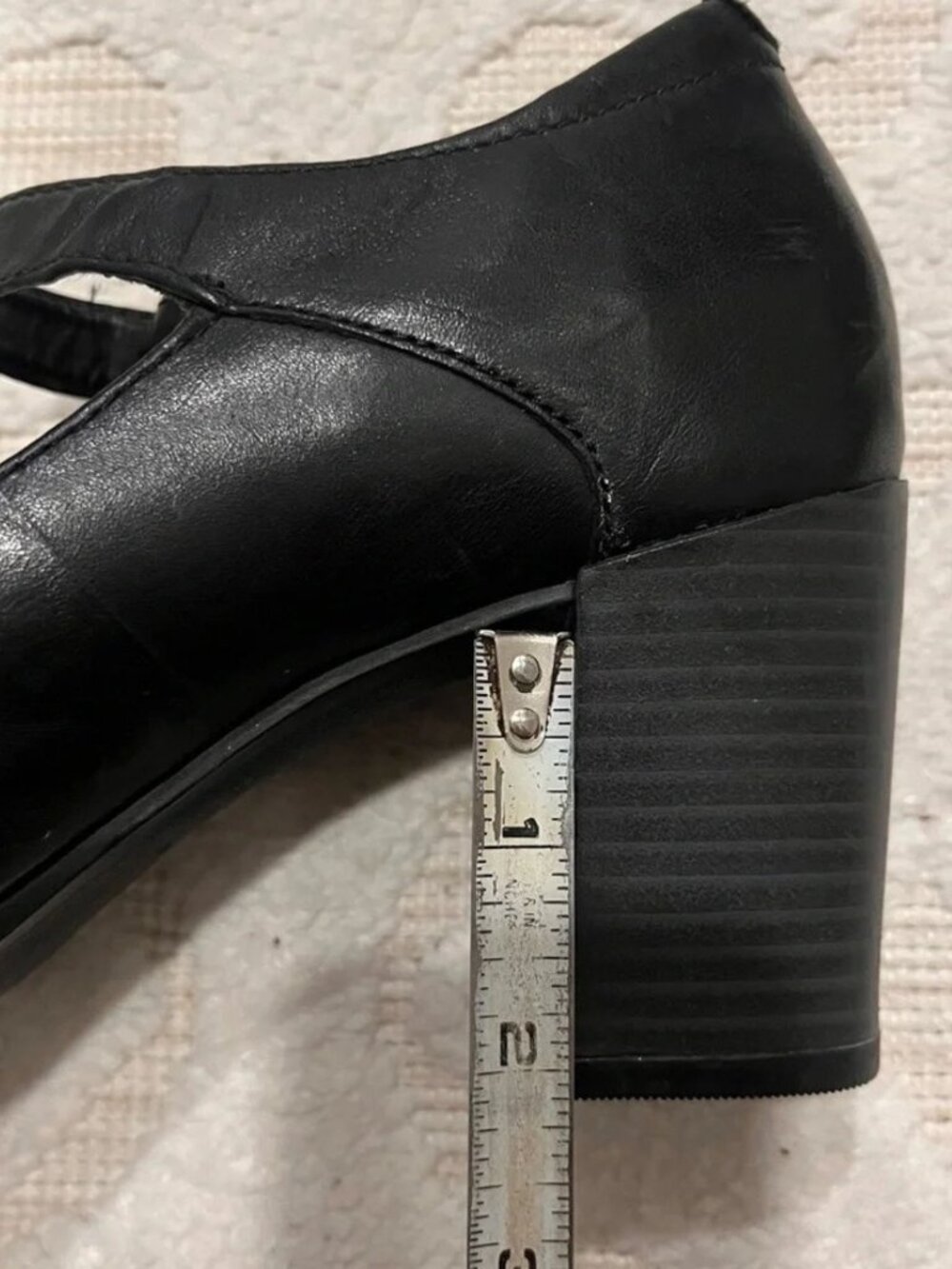 Clarks Block Heel Mary Jane Pumps - Picture 8 of 8
